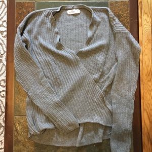 Hollister Wrap Front Sweater